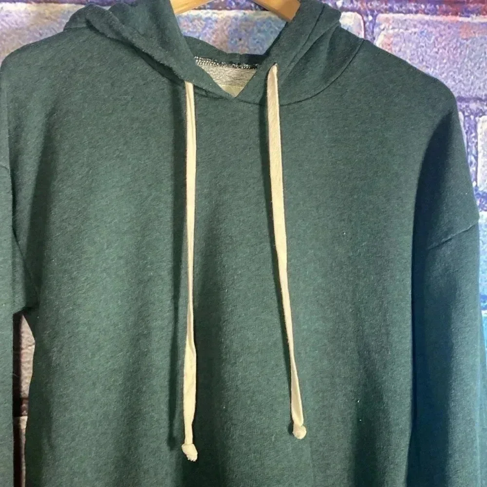 American Eagle Women’s Hoodie Green XS - Picture 2 of 5